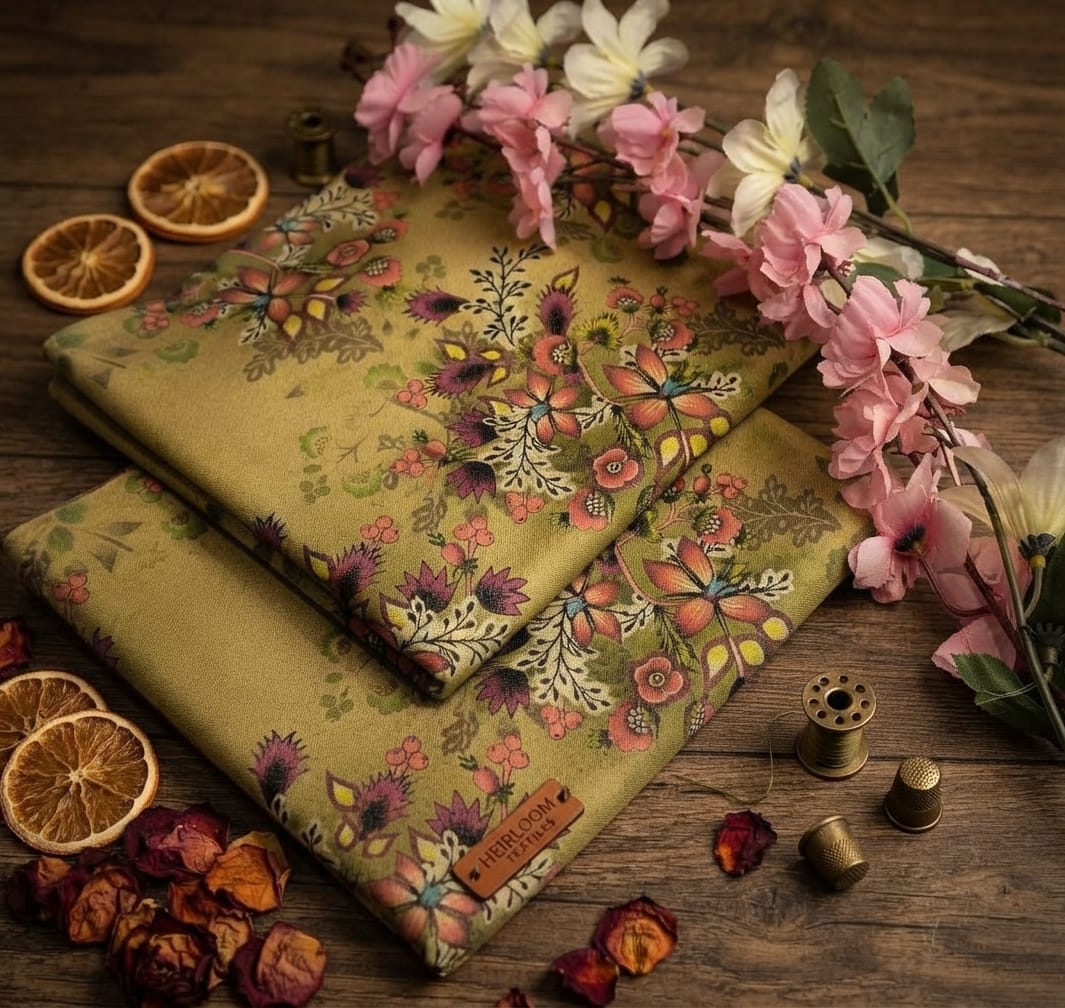 Signature Dhanak 2-Piece Printed Dress