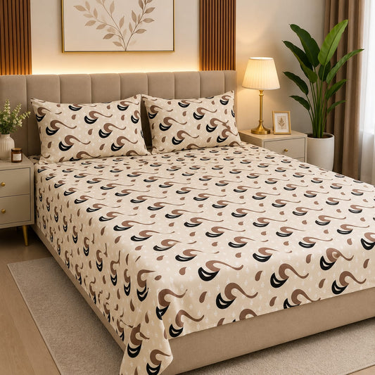 Executive Pure Cotton Bed Sheet - King - EPB 03