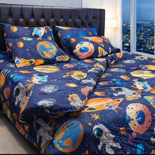 6 PCS Pure Cotton Razai Set – Comfort &amp; Elegance Combined