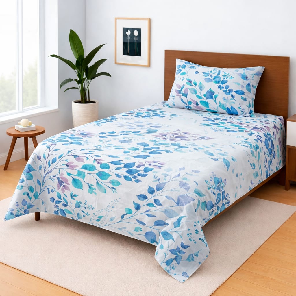 COZIFY PURE COTTON SINGLE BEDSHEET 04