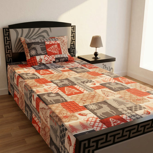 COZIFY PURE COTTON SINGLE BEDSHEET 04