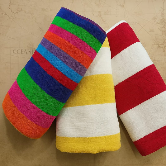 3 Pcs Soft Cotton Bathroom Towel Pair – Ultra Absorbent & Premium Quality