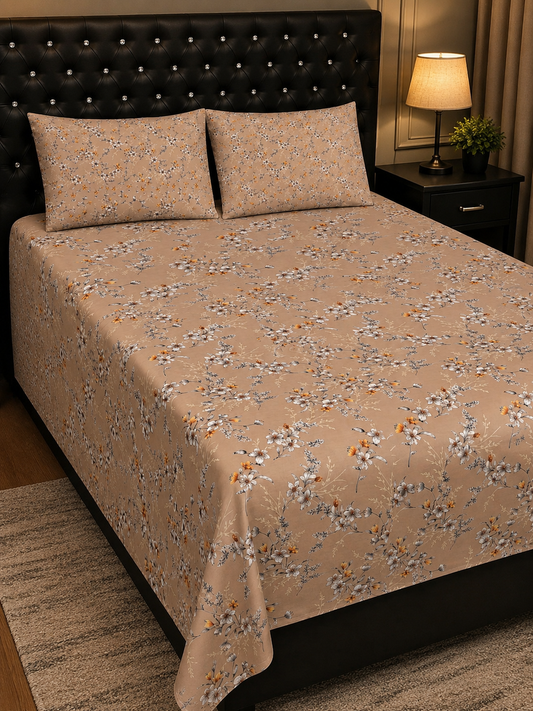 Pure Cotton 3 Pcs Bedsheet Gift Pack 07
