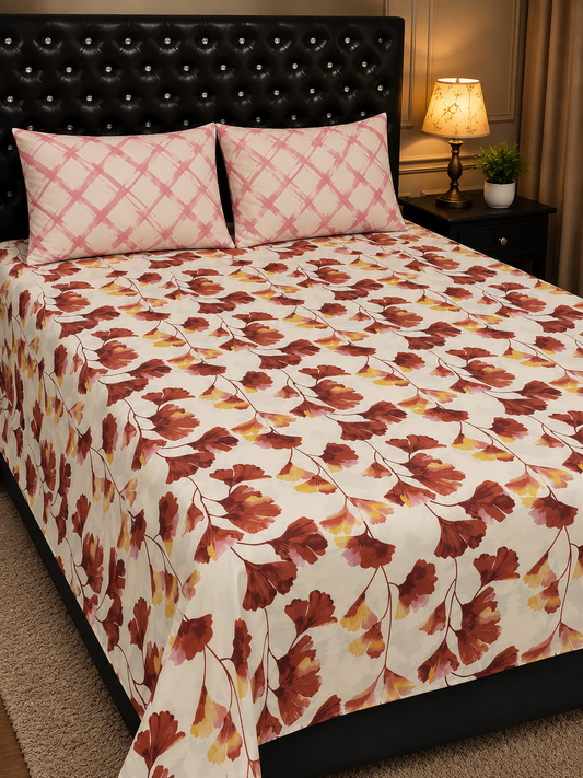 Pure Cotton 3 Pcs Bedsheet Gift Pack 06