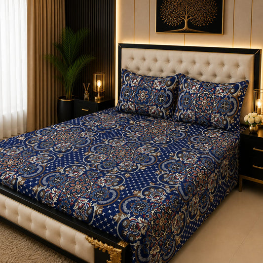 Tytan Cotton Bed Sheet - King - TBS056