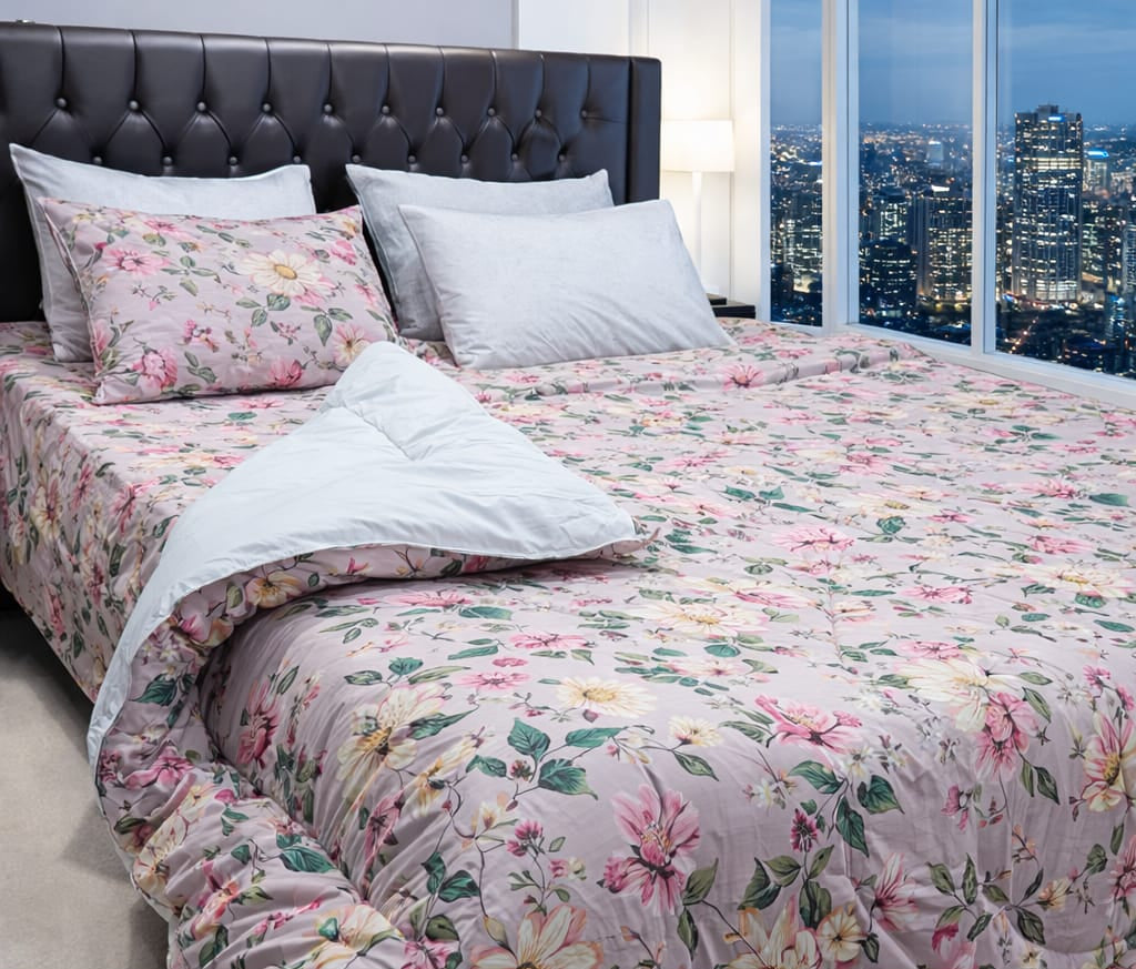 6 PCS Pure Cotton Razai Set – Comfort &amp; Elegance Combined 013