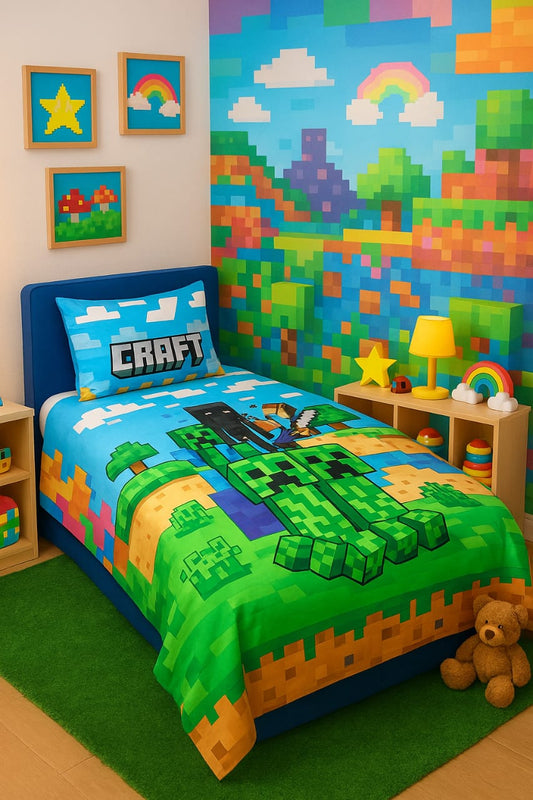 Soft & Safe Kids Pure Cotton Single Bedsheet – 2 Pcs