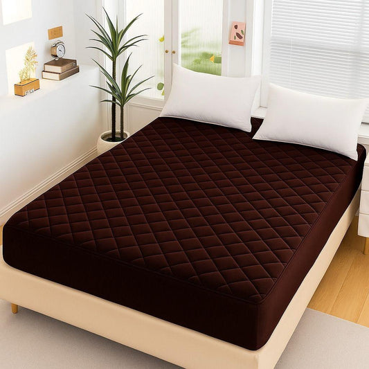 Mattress Safeguards Water Proof Quilted Mattress Cover