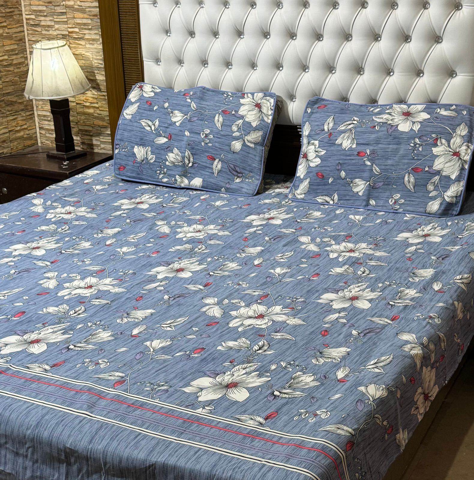 Super  Cotton Bed Sheet - King - TBS02