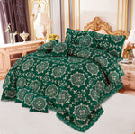 VELVET JAYQUARD BRIDAL RAZAI SETS - 10 Pcs  Product 010