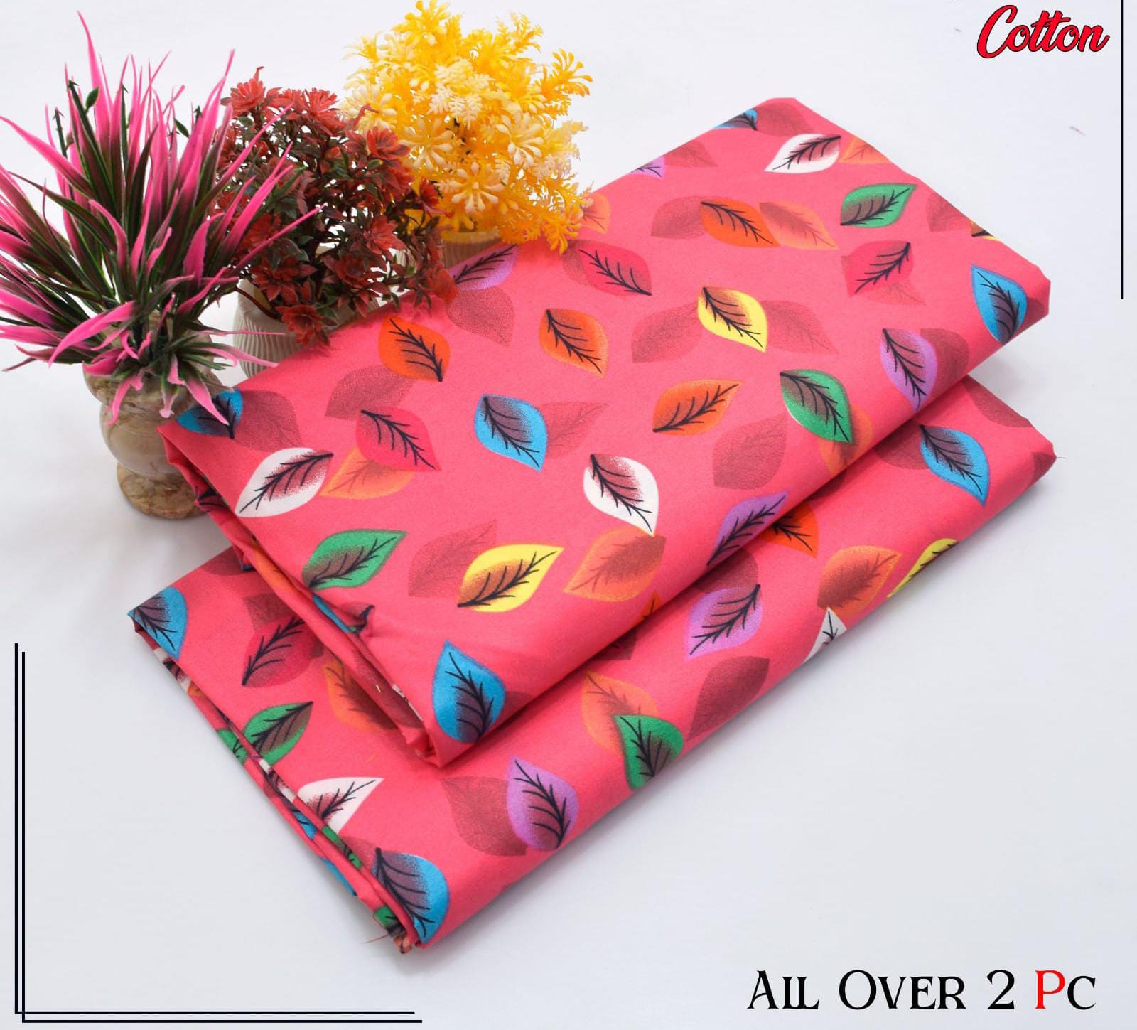Redos Cotton Casual Summer  Collection  2 Pcs Ladies Suits 075