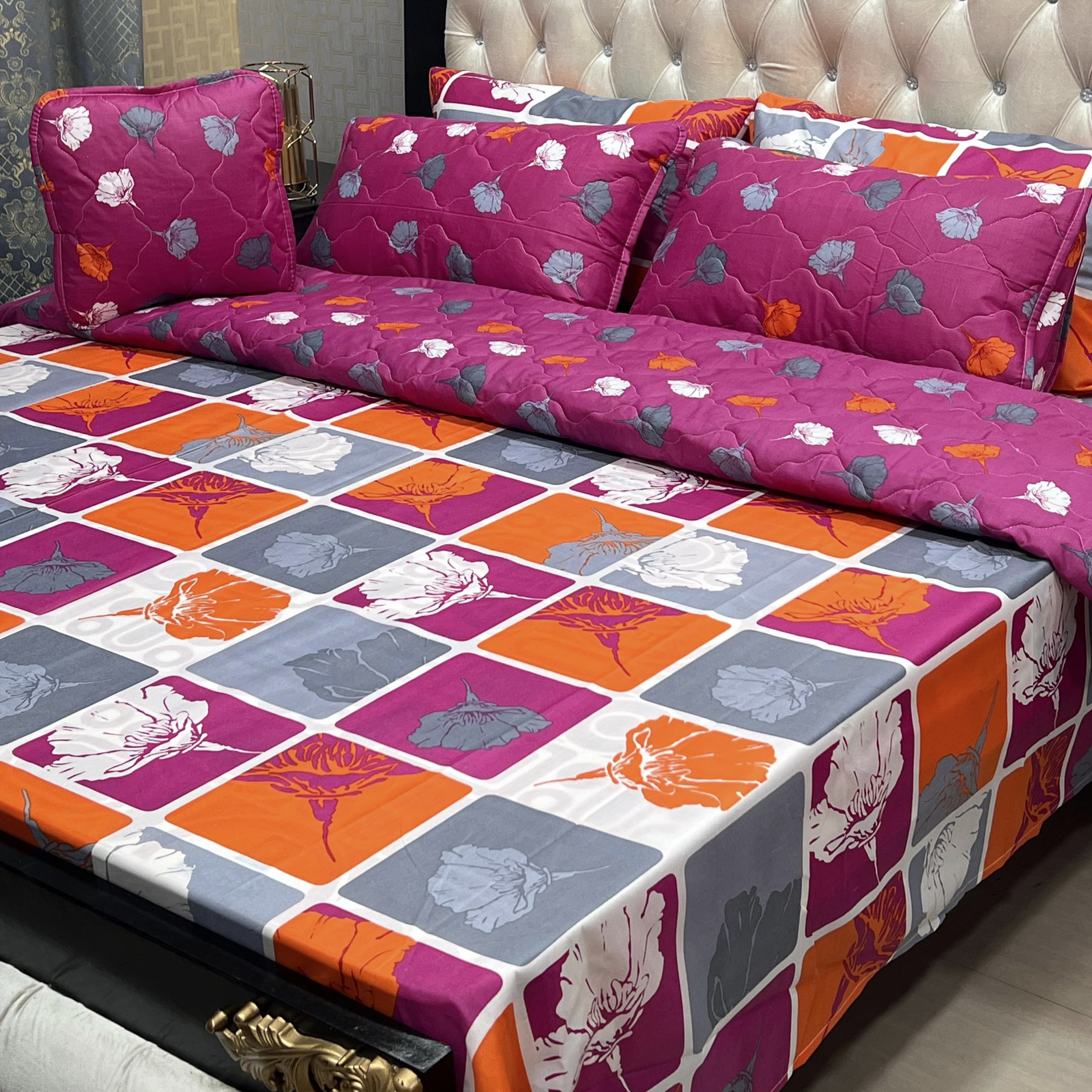 Rurva Cotton Comforter Set - 7pcs - RCS04