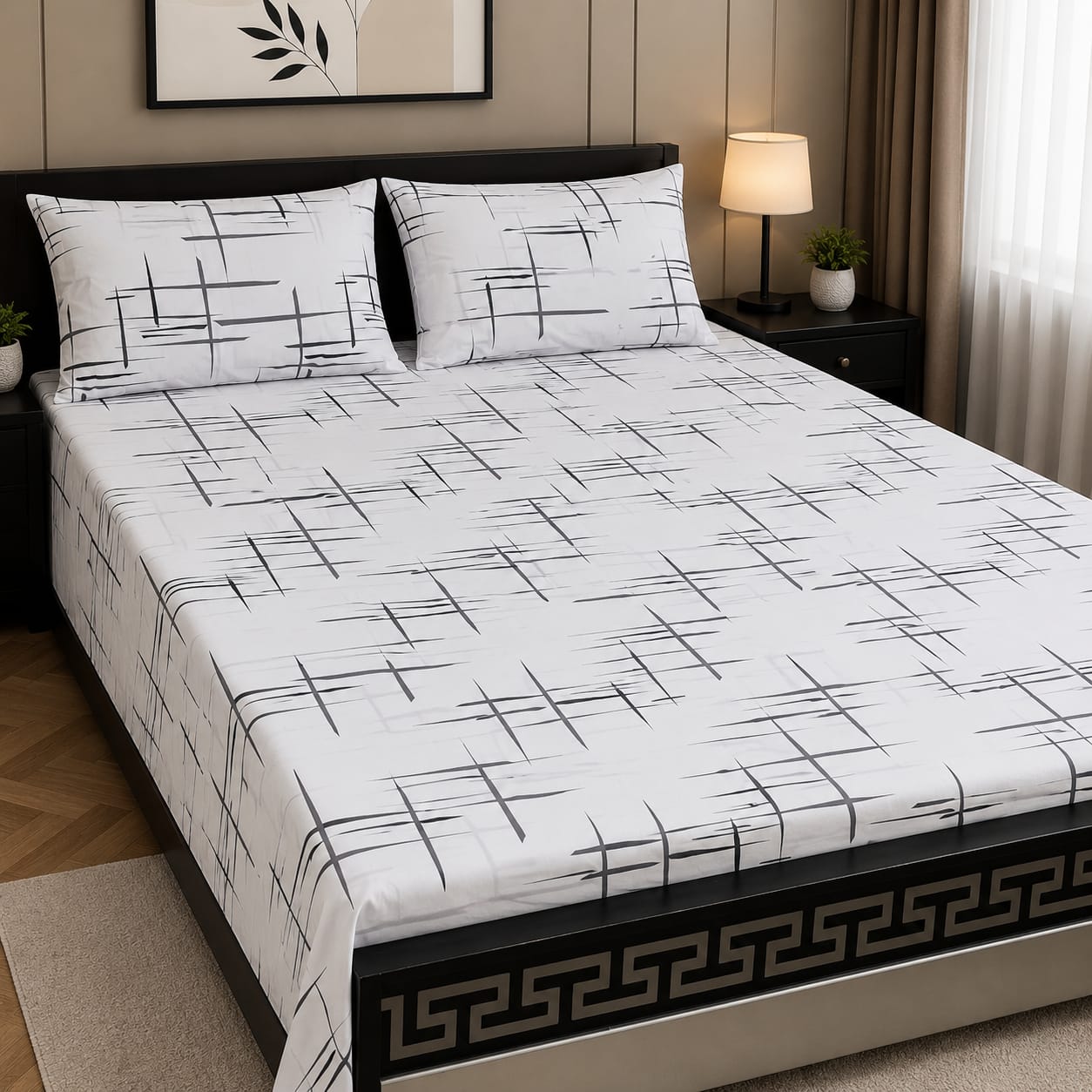 Cozify Pure Cotton Bed Sheet - King - CPB 03