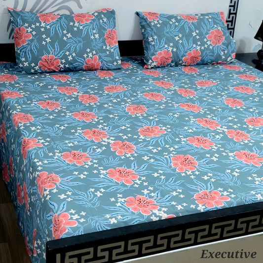 Executive Pure Cotton Bed Sheet - King - EPB 08