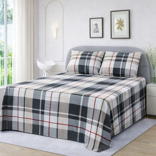 Cozify Pure Cotton Bed Sheet - King - CPB067