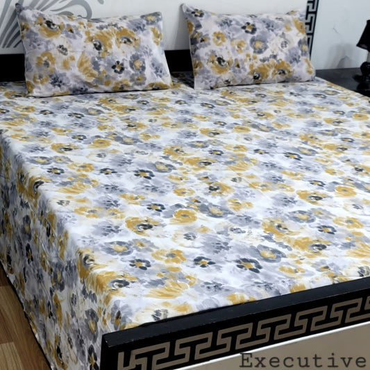 Cozify Pure Cotton Bed Sheet - King - CPB 017