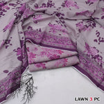 🌸 3 Pcs Unstitched Premium Lawn Suit