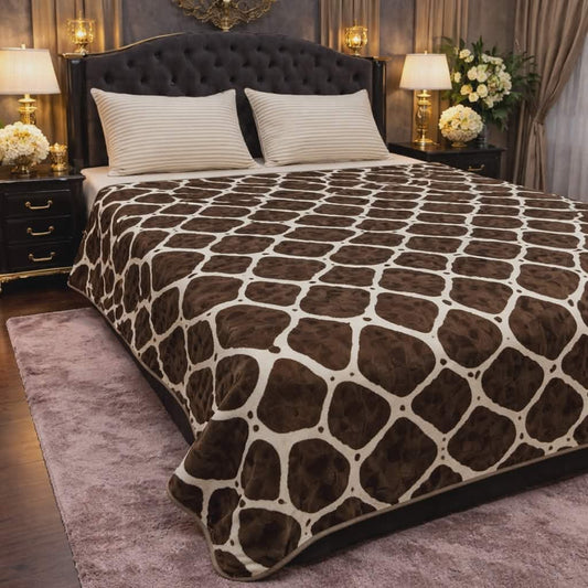 Luxury-Embossed AC Blanket – Soft & Breathable