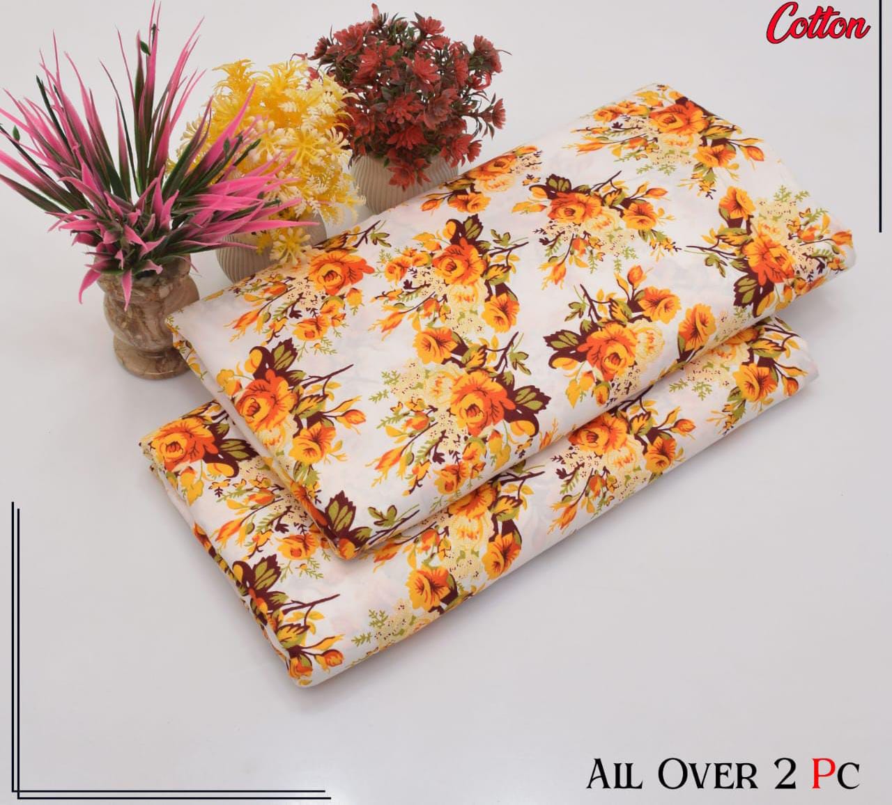 Redos Cotton Casual Summer  Collection  2 Pcs Ladies Suits 022