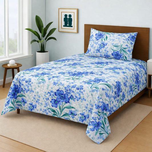 COZIFY PURE COTTON SINGLE BEDSHEET 014