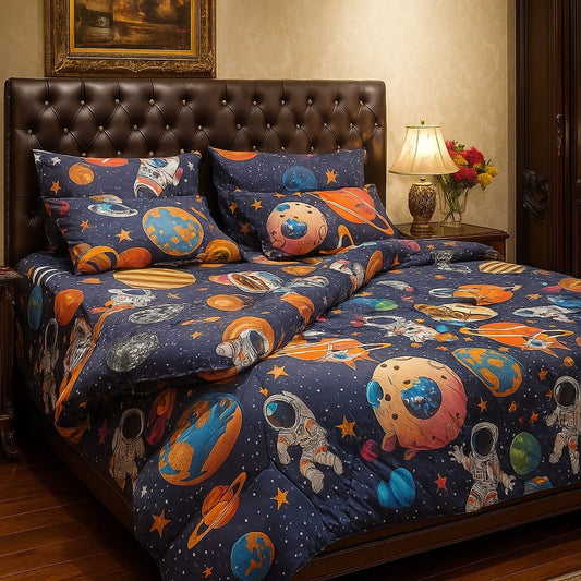 6 PCS Pure Cotton Razai Set – Comfort &amp; Elegance Combined 05
