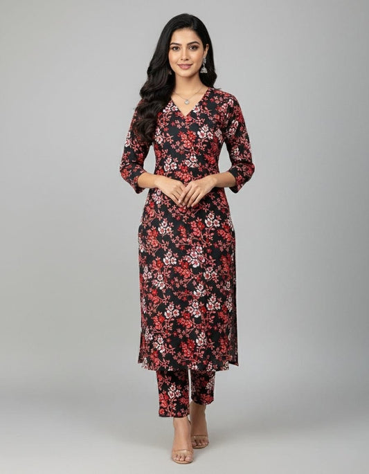 Winter Women Unstitched Suit - 2pcs - WWU09