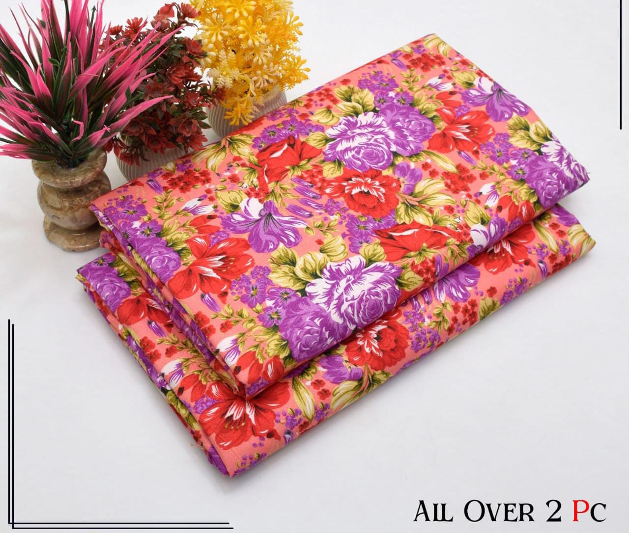 Redos Cotton Casual Summer  Collection  2 Pcs Ladies Suits 020
