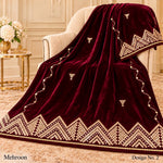 Executive Velvet Shawl with Heavy Border – Premium Winter Collection