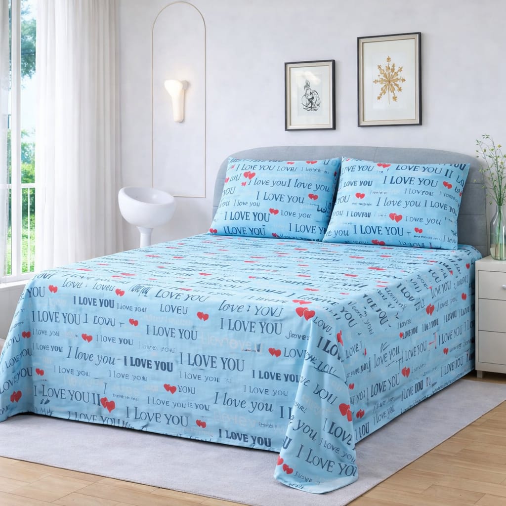 Cozify Pure Cotton Bed Sheet - King - CPB047