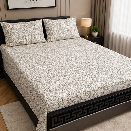 Cozify Pure Cotton Bed Sheet - King - CPB 04