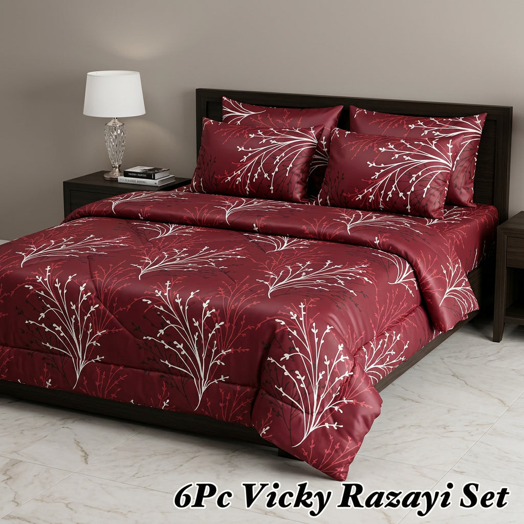 Wenora Cotton Razai Set - 6pcs - WRS010