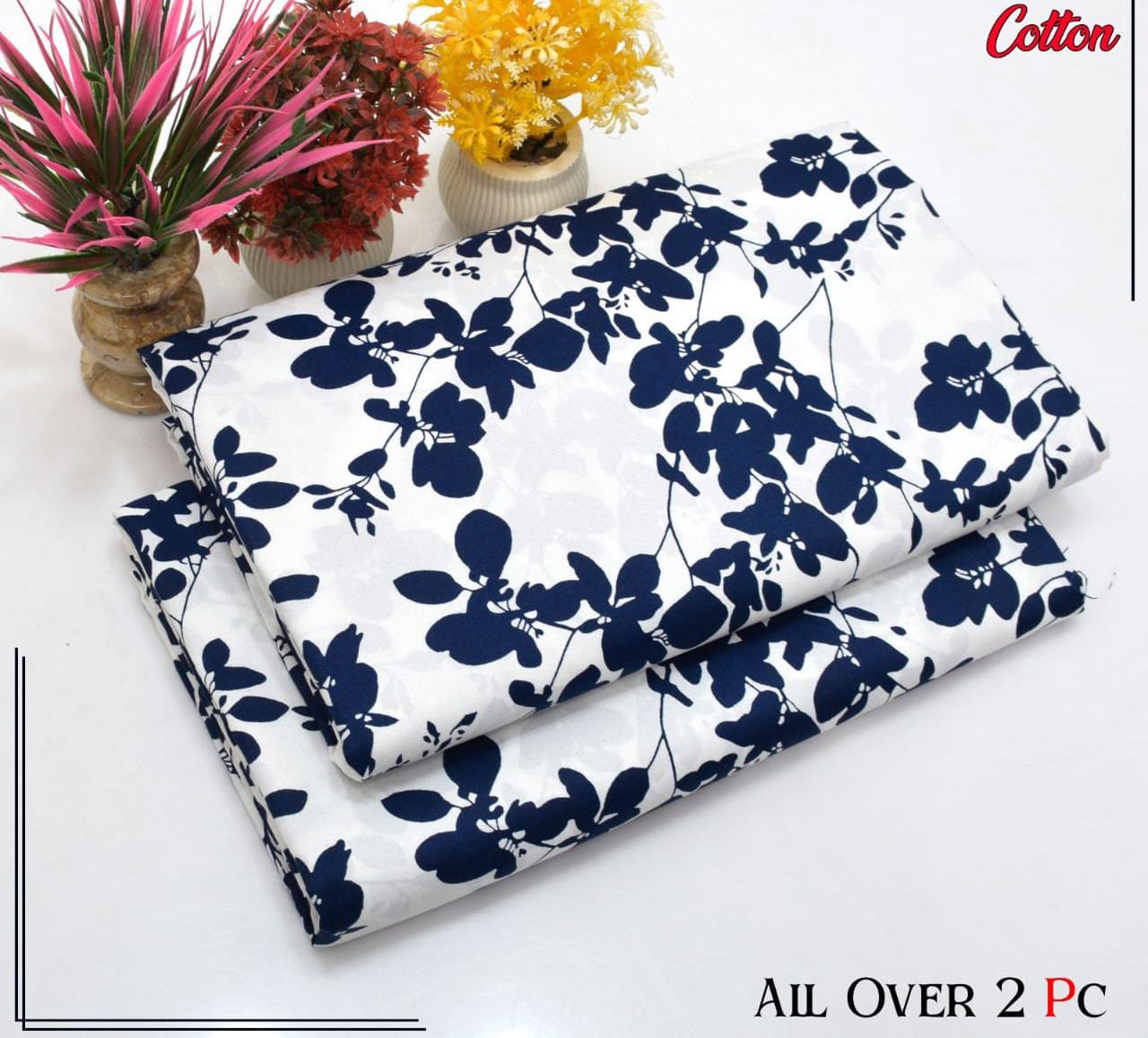 Redos Cotton Casual Summer  Collection  2 Pcs Ladies Suits 057