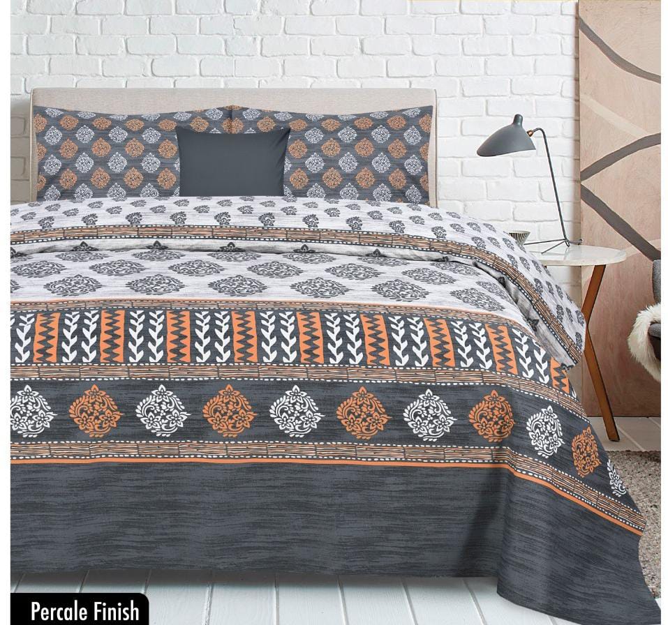 3 PCS KING SIZE  CLASSIC PURE COTTON BEDSHEET 06