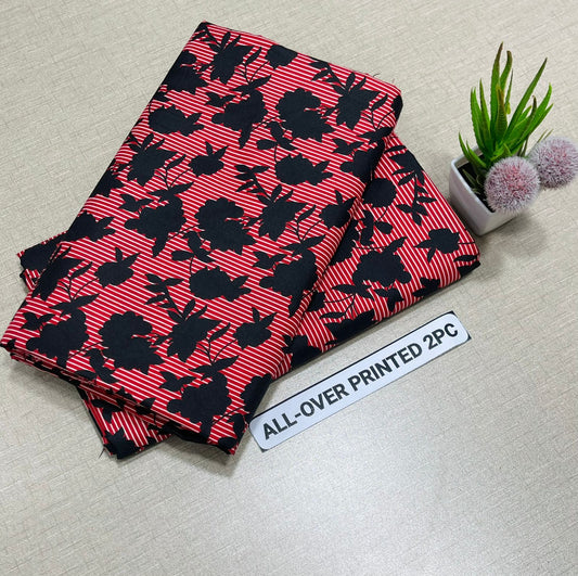 Summer Women Unstitched Suit - 2pcs - WWU041
