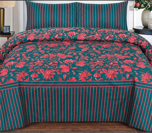 Lance Cotton Bed Sheet - King - LCB011