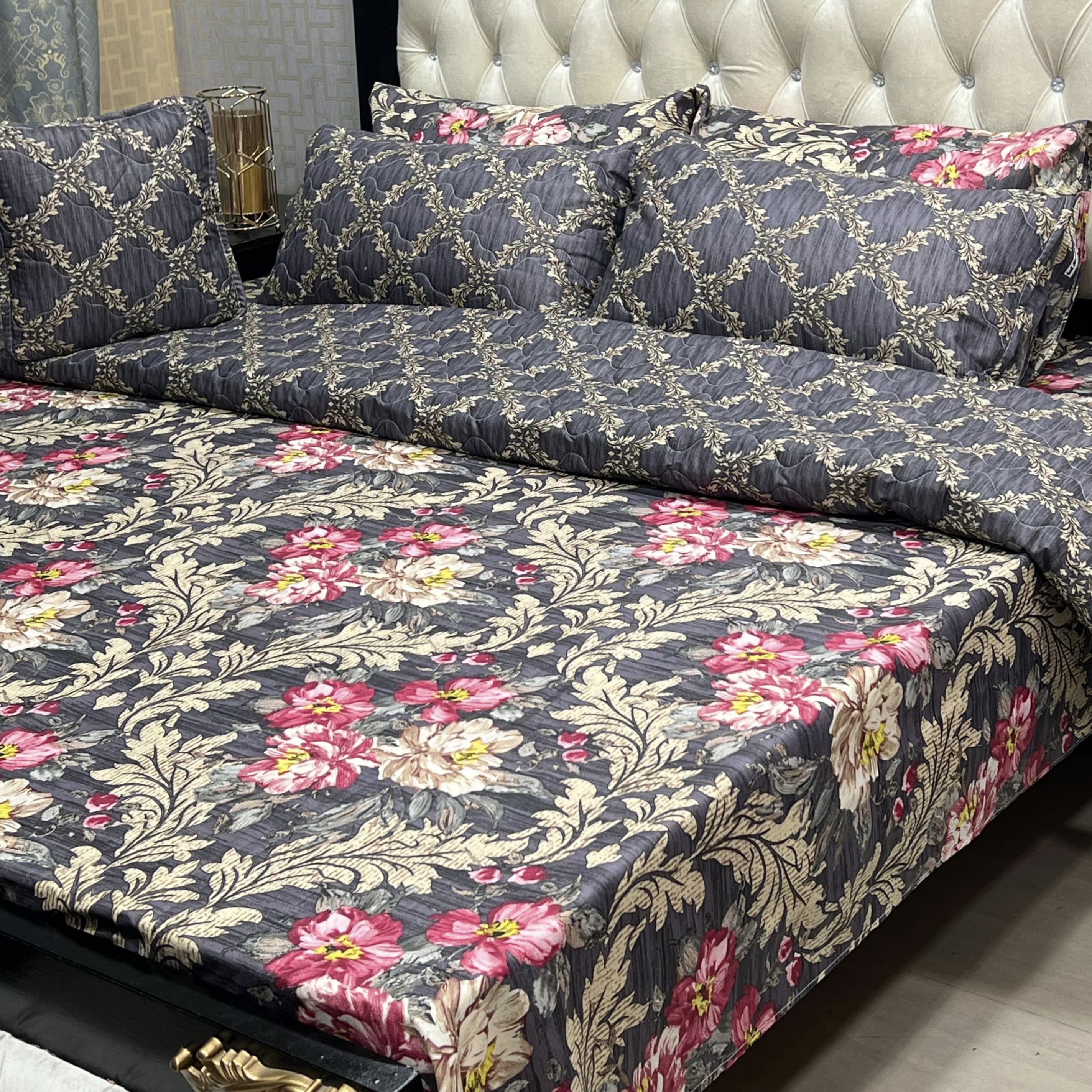 Rurva Cotton Comforter Set - 7pcs - RCS018