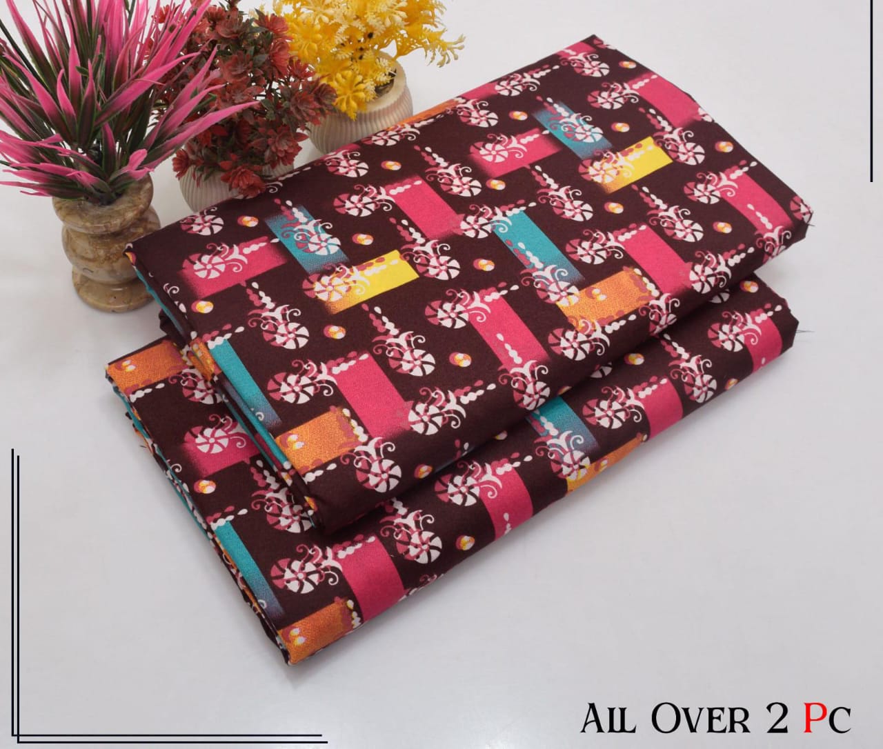 Redos Cotton Casual Summer  Collection  2 Pcs Ladies Suits 023