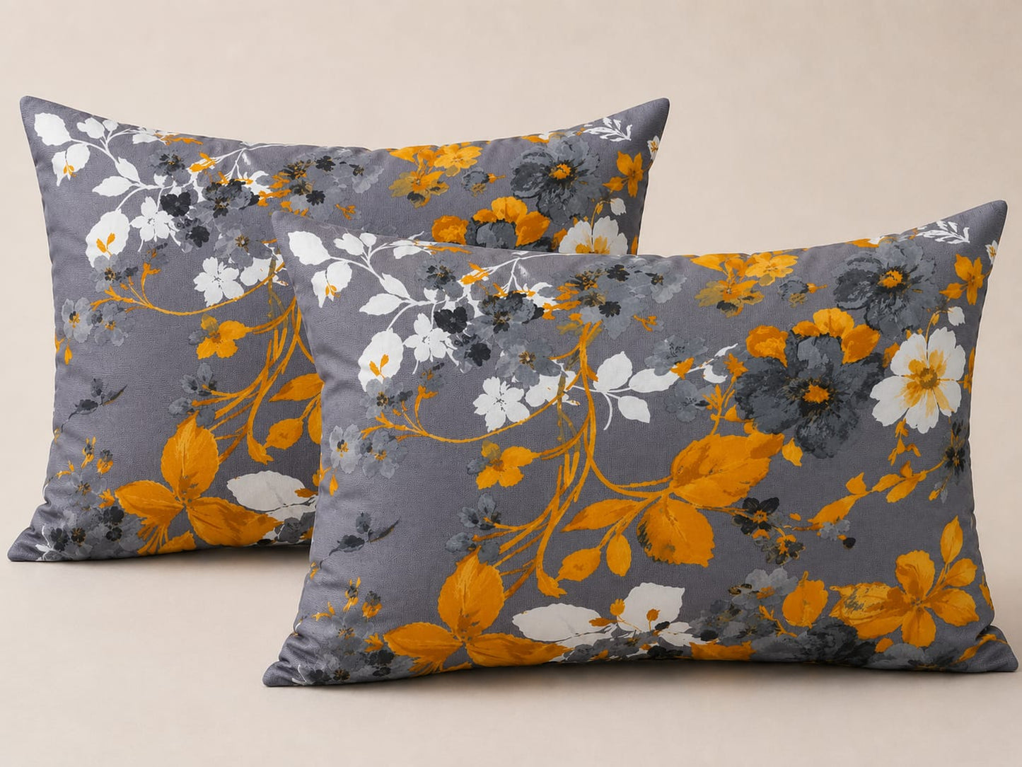 Luxury Pillow Covers – Fade Resistant & Skin Friendly (2 Pcs)