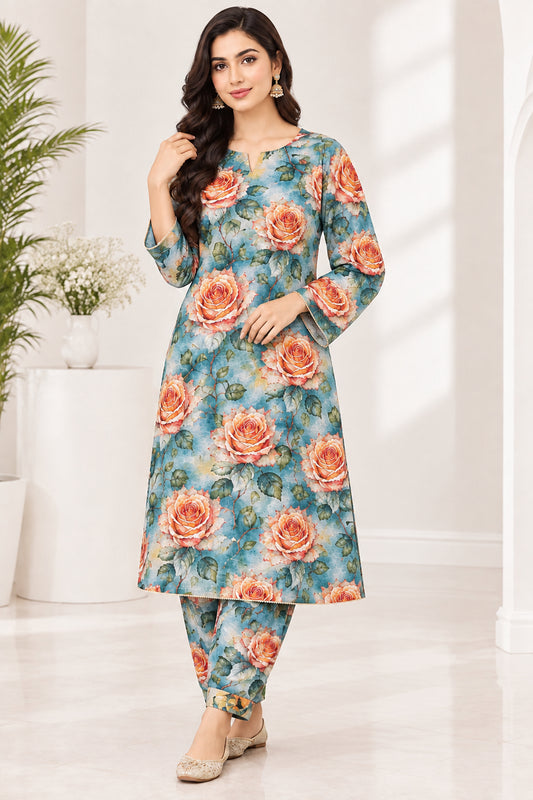 Premium 2-Piece Khaddar Ladies Suit 08
