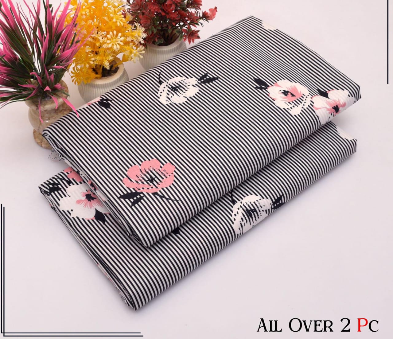 Summer Women Unstitched Suit - 2pcs - WWU078