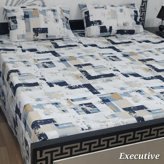 Executive Pure Cotton Bed Sheet - King - EPB 023