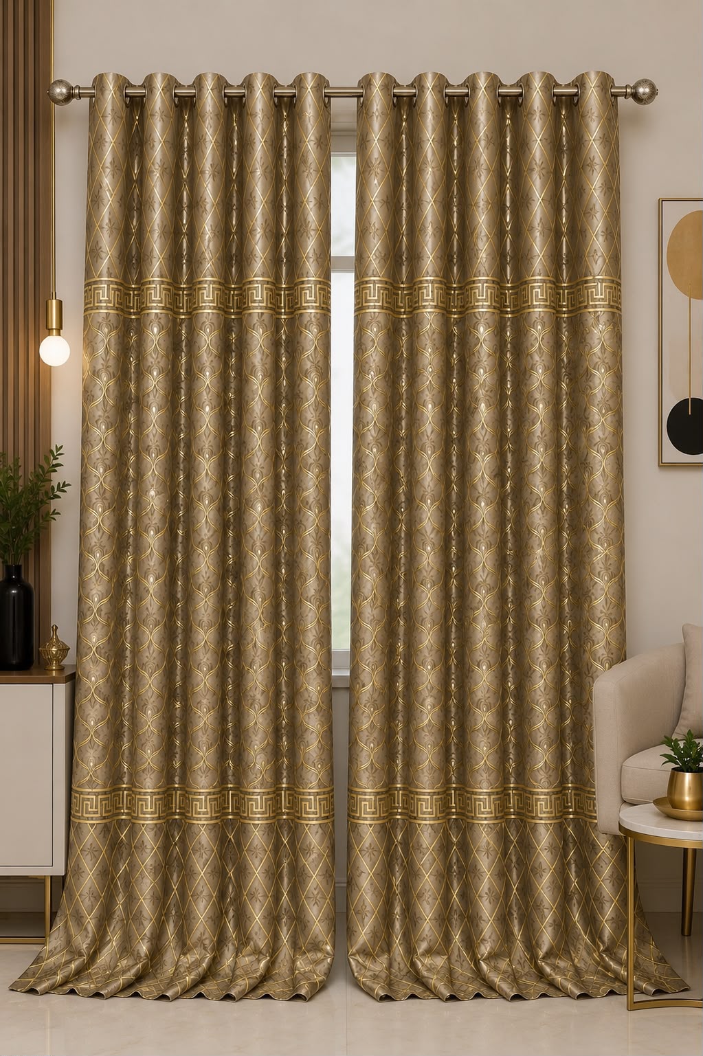 ✨ Premium Textured Velvet Curtain