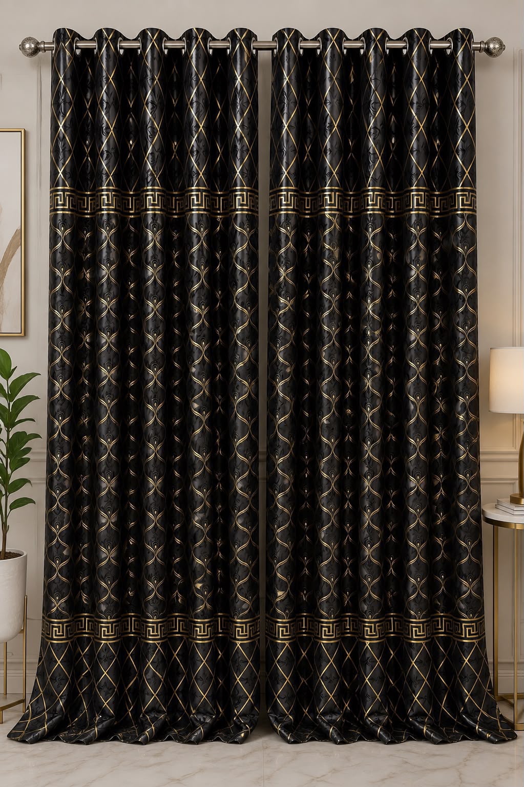 ✨ Premium Textured Velvet Curtain