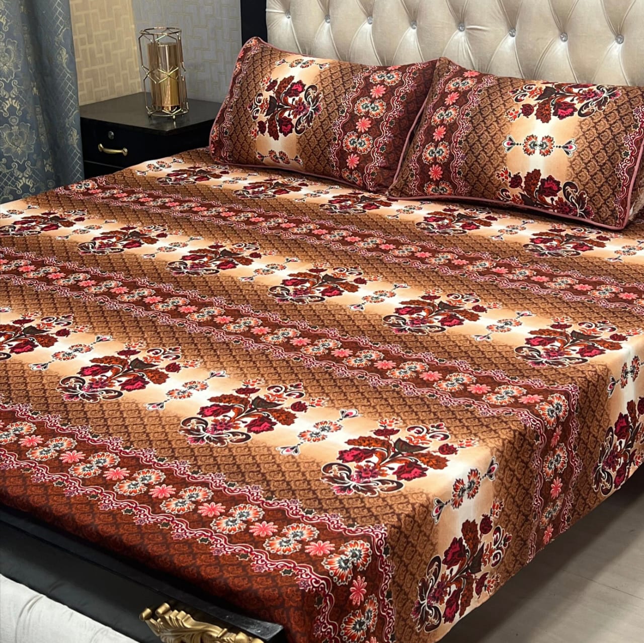 Tytan Cotton Bed Sheet - King - TBS107