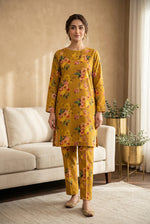 Signature Dhanak 2-Piece Printed Dress