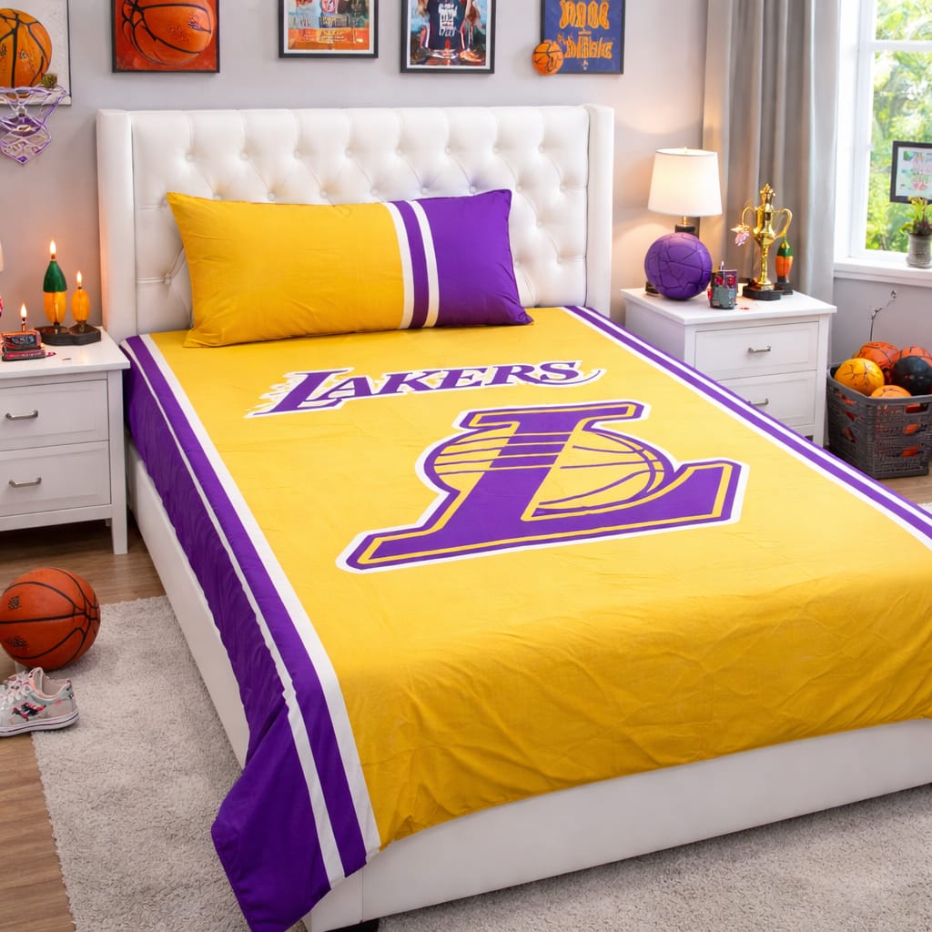 Soft & Safe Kids Pure Cotton Single Bedsheet – 2 Pcs