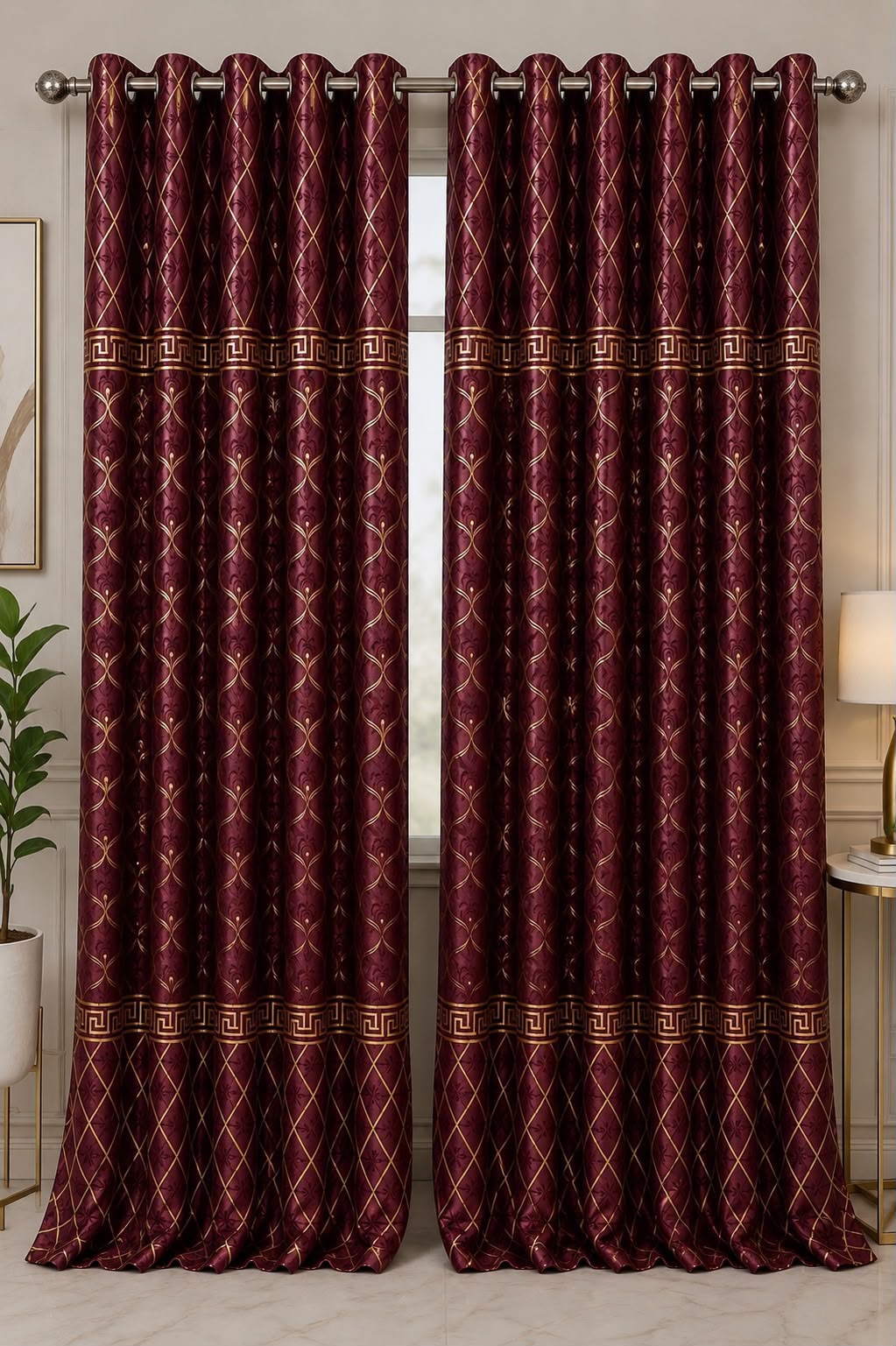 ✨ Premium Textured Velvet Curtain