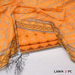 🌸 3 Pcs Unstitched Premium Lawn Suit
