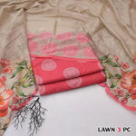 🌸 3 Pcs Unstitched Premium Lawn Suit