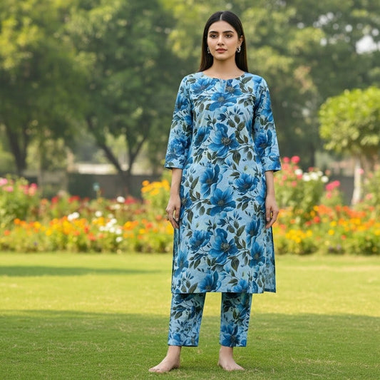 Summer Special All-Over Lawn 2 Pcs Suit 2k26